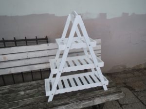 Stojan na cukroví, květiny, v. 72 cm